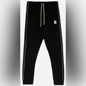 Banana Monkey Black Track Pants